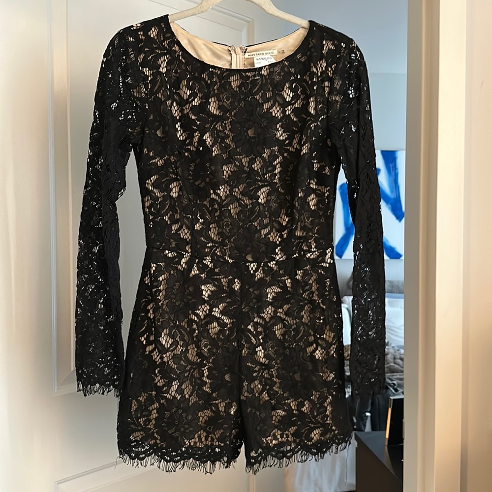 Black Lace Romper - BRAND NEW